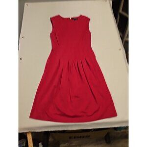 Lauren Ralph Lauren Pink Pleated Dress Cocktail Formal Size 10 Gold Zipper